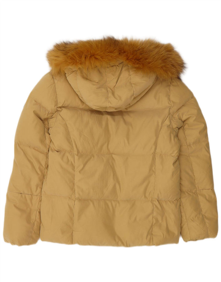 Chateu Beau Cadre Dame Hætte jakke IT 44 Medium Gul Polyester