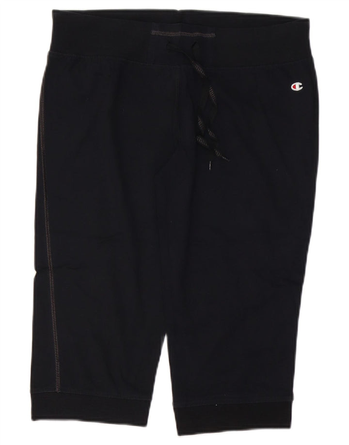 CHAMPION Womens Heritage Classics Bermuda Sports Shorts UK 14 Large Black