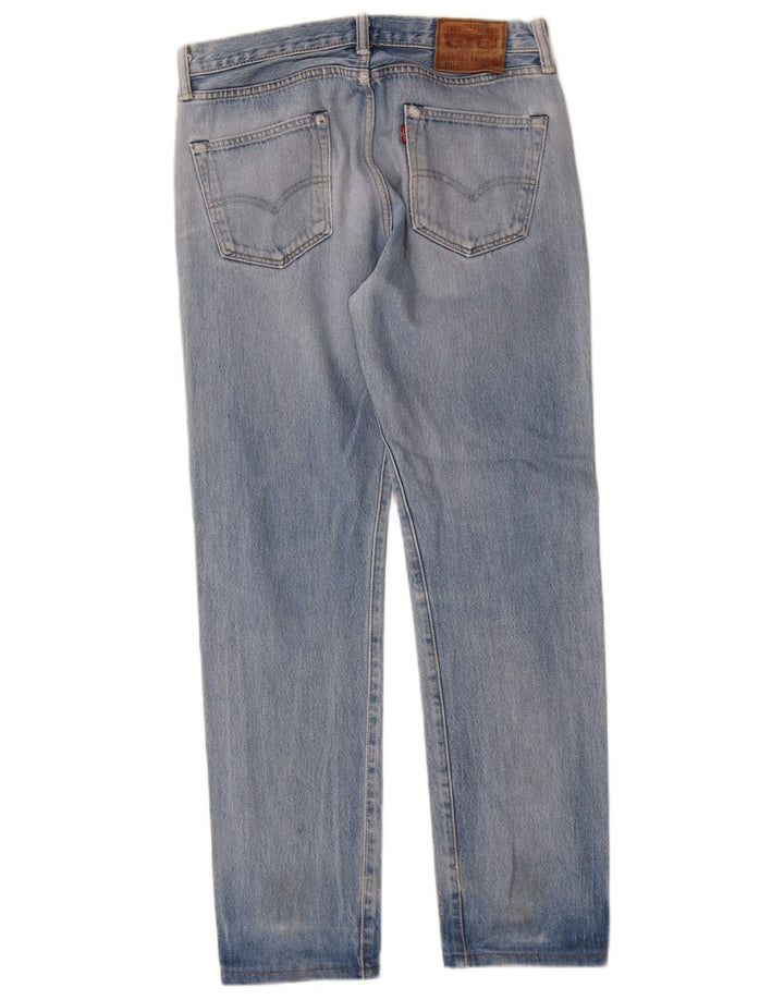 LEVI'S Herre 501 CT Straight Jeans W30 L30 Blå Bomuld