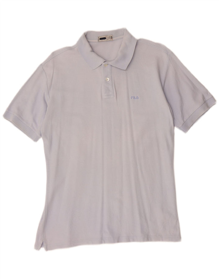 Fila Poloskjorte til mænd IT 50 Medium Blå Bomuld