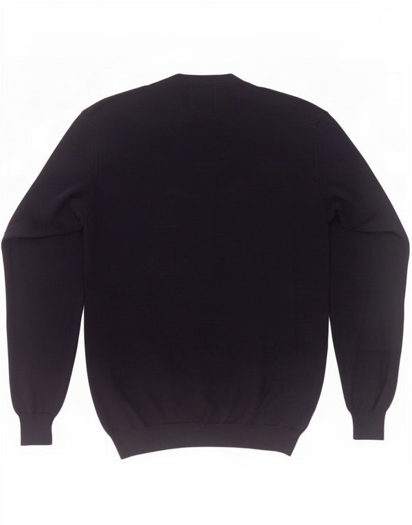 Marks & Spencer Herre Slim Fit Cardigan Sweater XL Marineblå Merinould