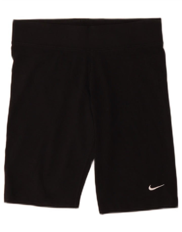 Nike sportsshorts til kvinder UK 12 Medium Sort bomuld