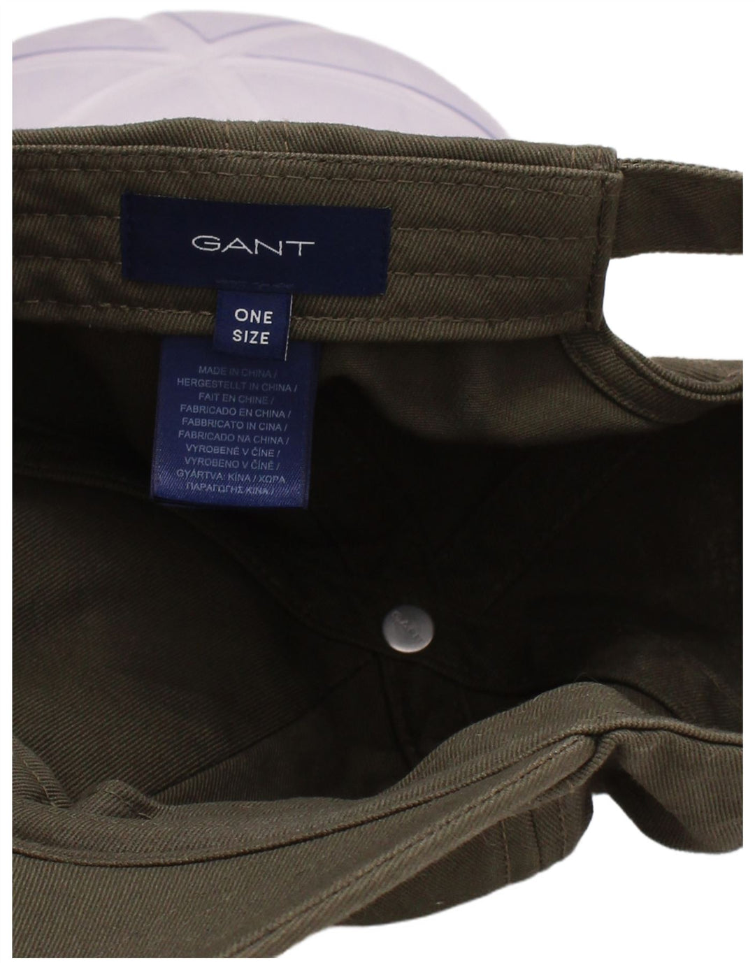 Gant Baseballkasket til mænd One Size Khaki Bomuld