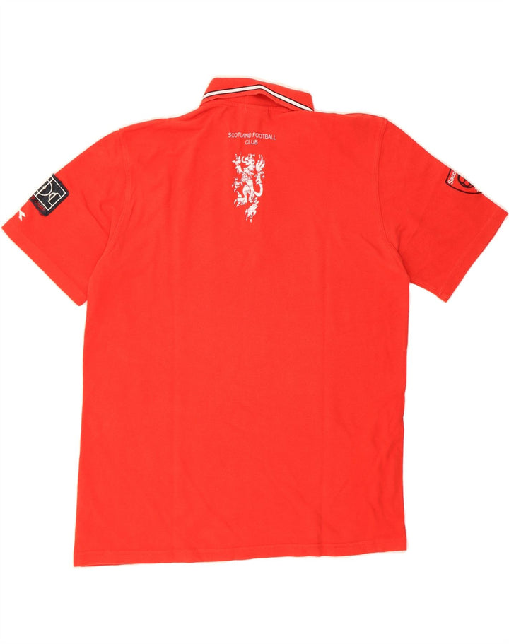 DIADORA Mens Graphic Polo Shirt XL Red Cotton Vintage Diadora and Second-Hand Diadora from Messina Hembry 