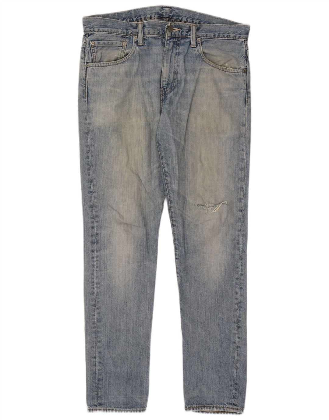 Levi's Herre 520 tilspidsede jeans W32 L32 blå bomuld