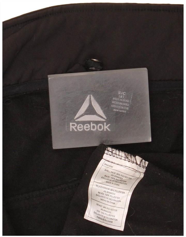 Reebok Boys Windbreaker Jacket 7-8 År Lille Sort Polyester
