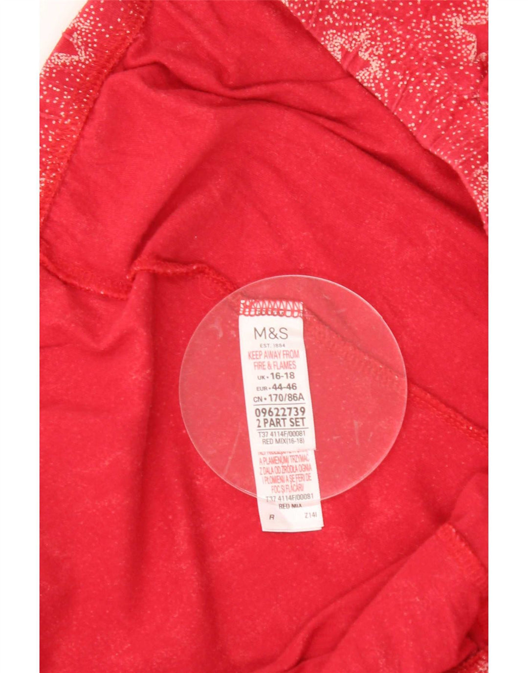 Marks & Spencer kvinders abstrakt mønster fritidsbukser UK 16/18 Large W36
