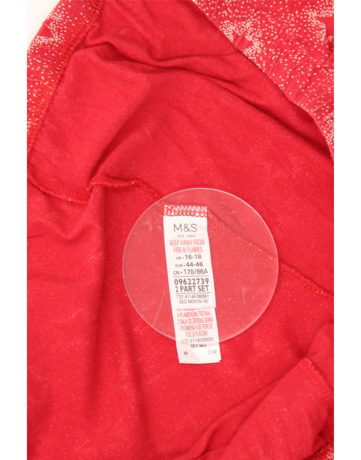 Marks & Spencer kvinders abstrakt mønster fritidsbukser UK 16/18 Large W36