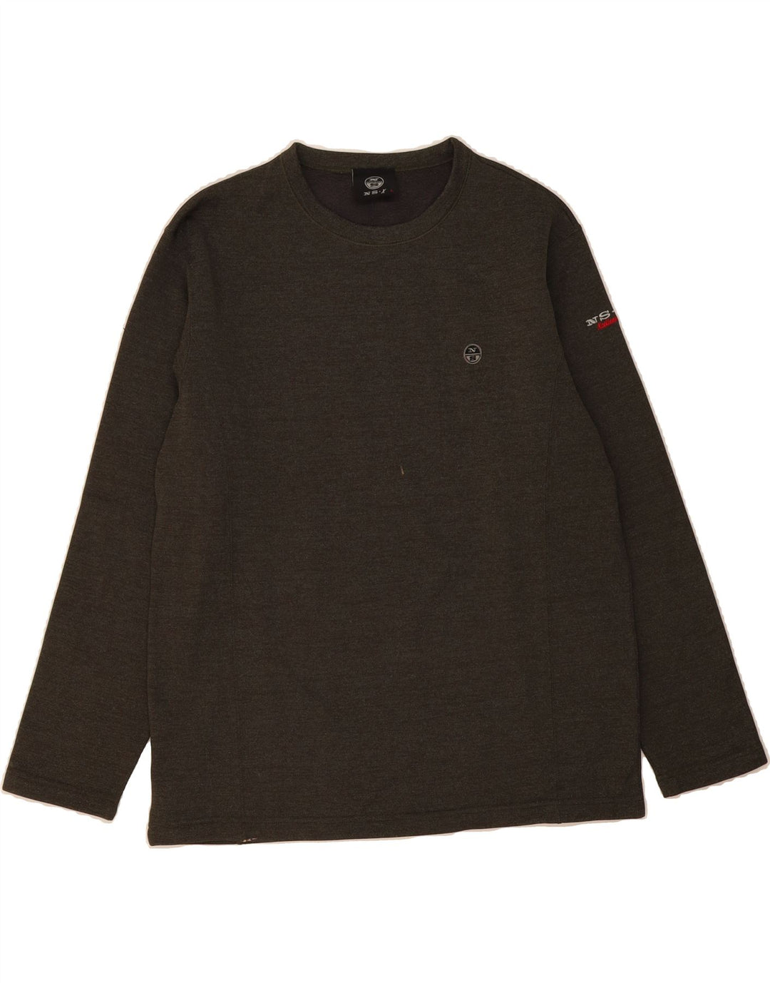 NORTH SAILS Mens Sweatshirt Jumper Large Khaki Polyester Vintage North Sails and Second-Hand North Sails from Messina Hembry 