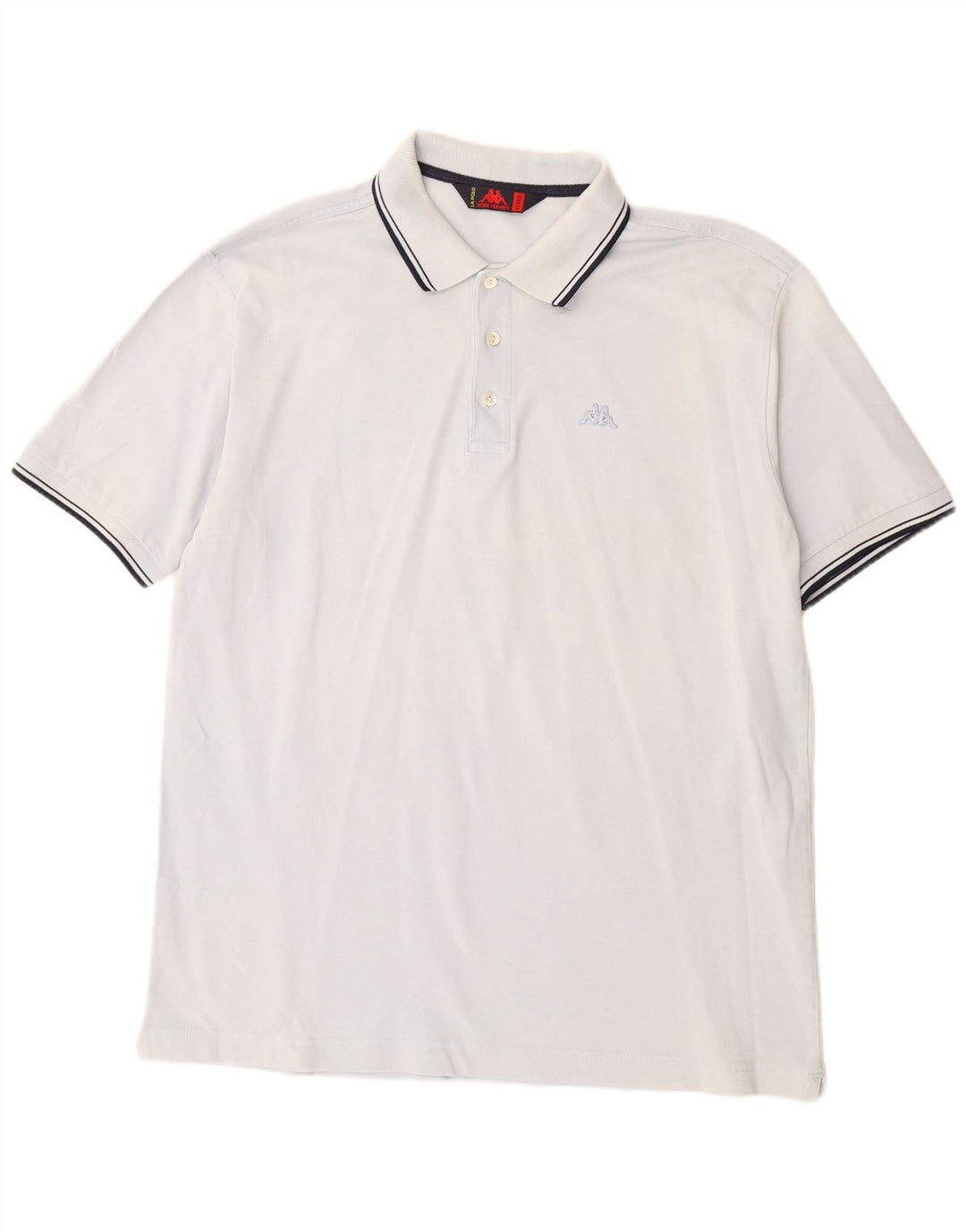 Kappa herre poloshirt XL blå bomuld