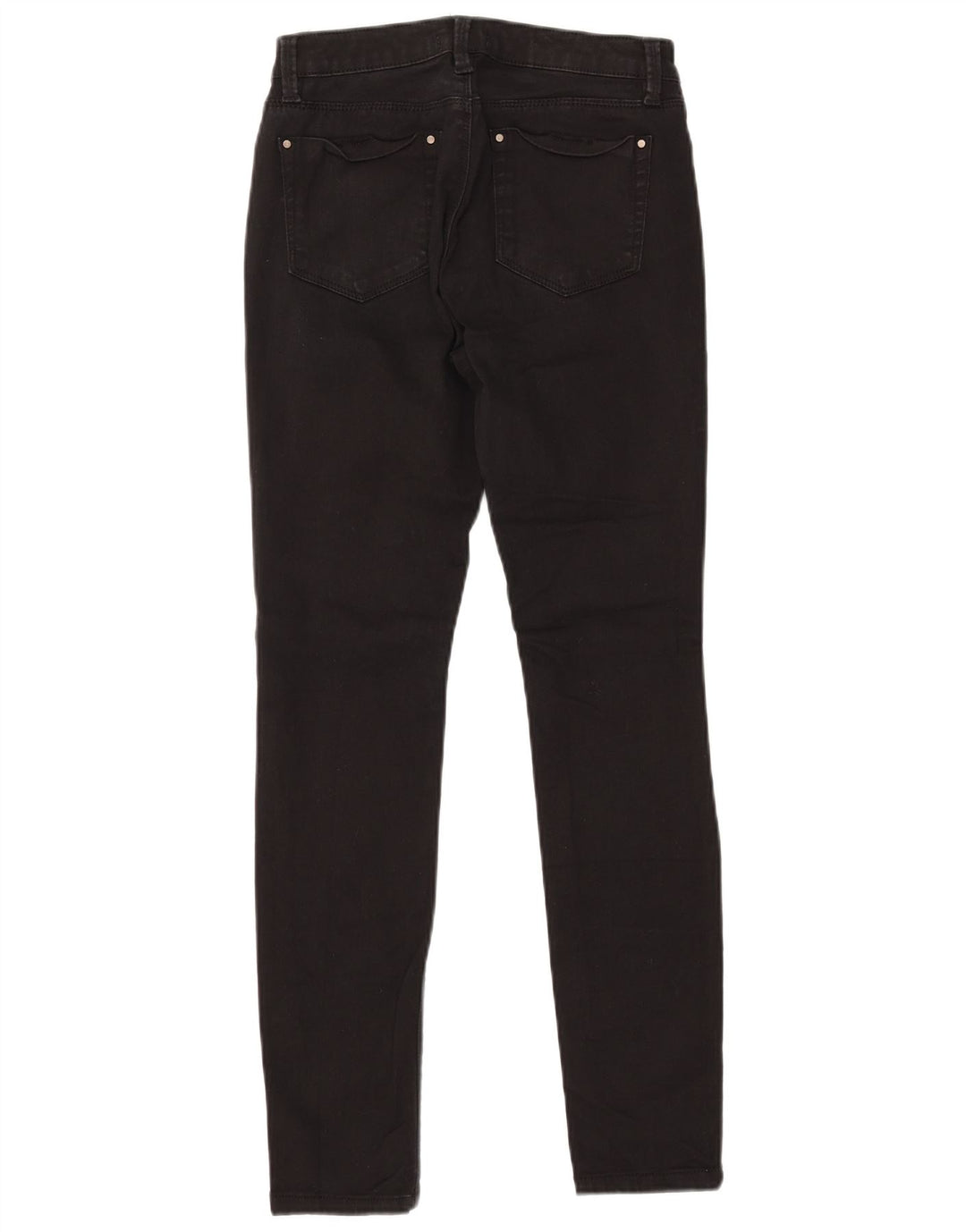 WAREHOUSE Dame Skinny Jeans UK 10 Small W28 L30 Black Bomuld
