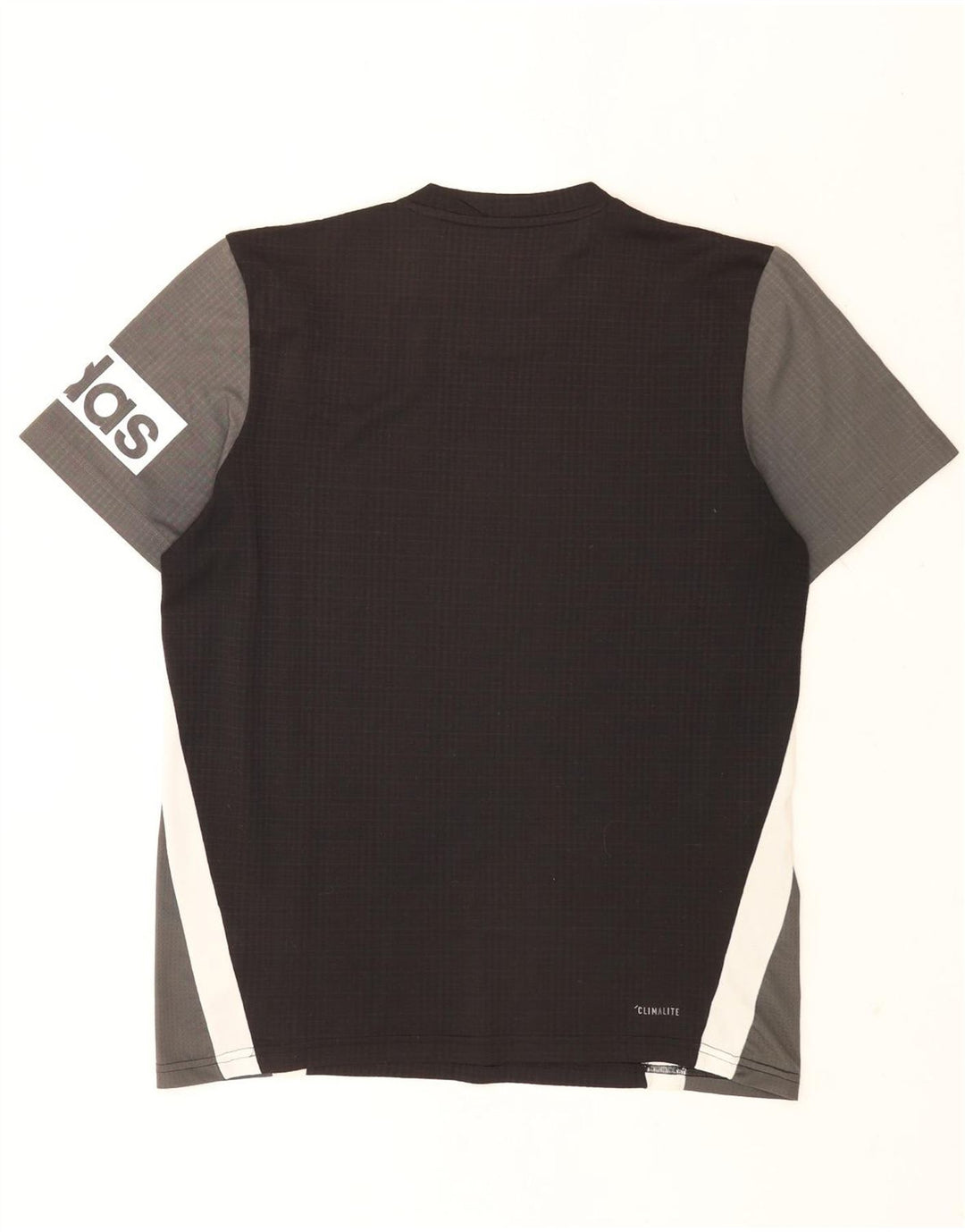 Adidas Herre Climalite Grafisk T-Shirt Top Medium Flerfarvet Colourblock