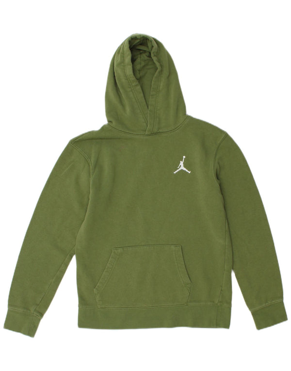 Jordan Boys Hoodie Jumper 12-13 år Stor grøn bomuld