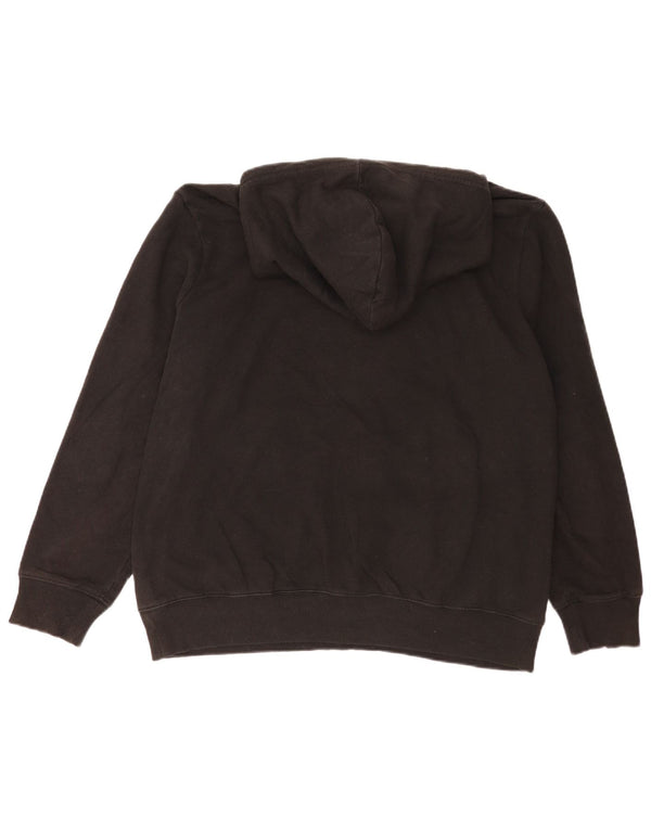 The North Face Mens Graphic Hoodie Jumper Large Black Cotton