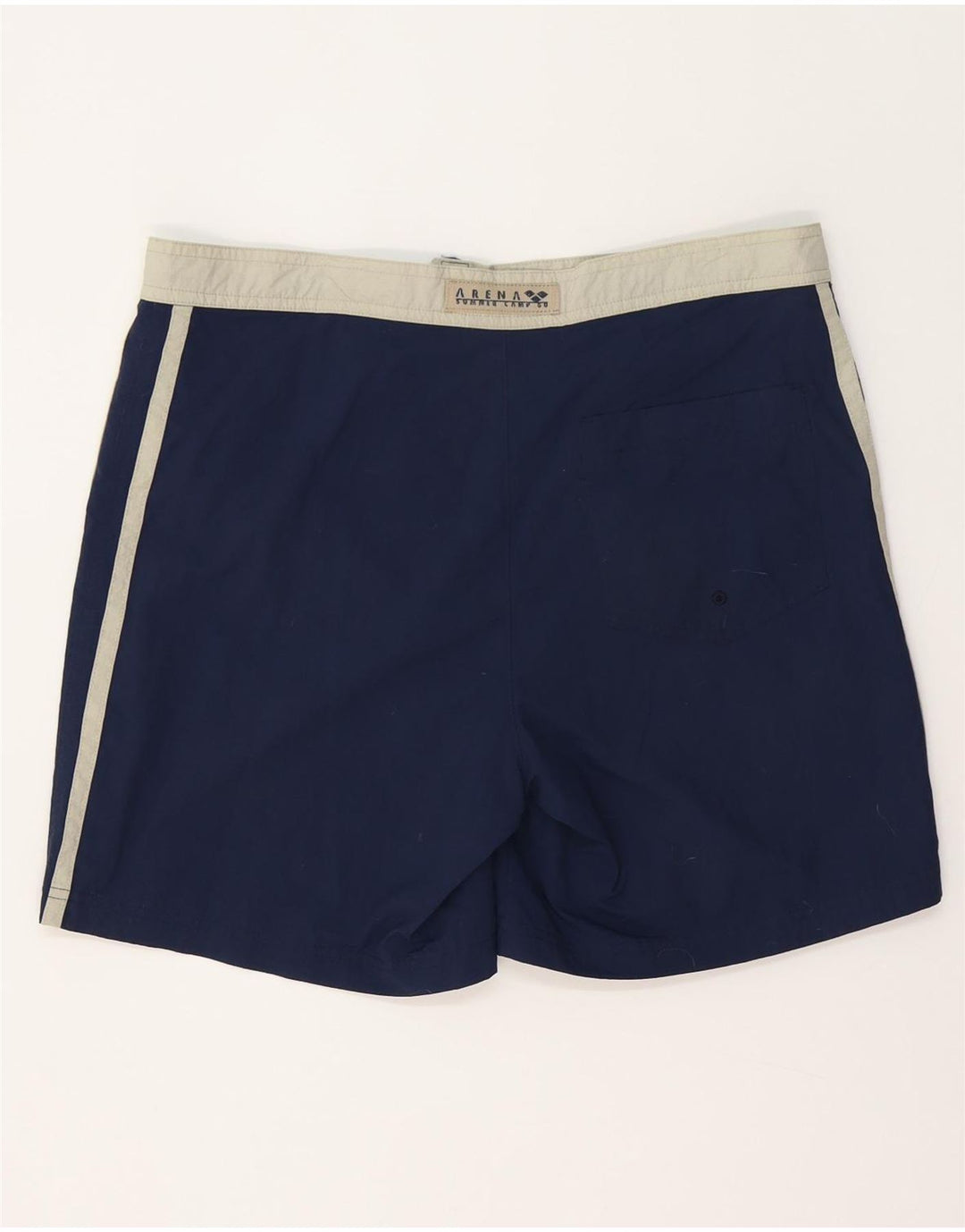 Arena Badeshorts til mænd Large Navy Blue Colourblock Polyester