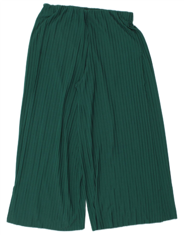 Zara Dame Capri Bukser Small W26 L22 Grøn