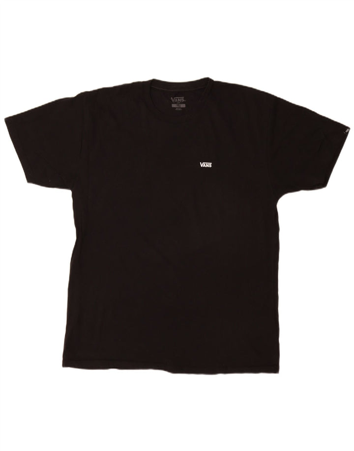 Vans Herre Classic Fit T-Shirt Top Stor Sort Bomuld