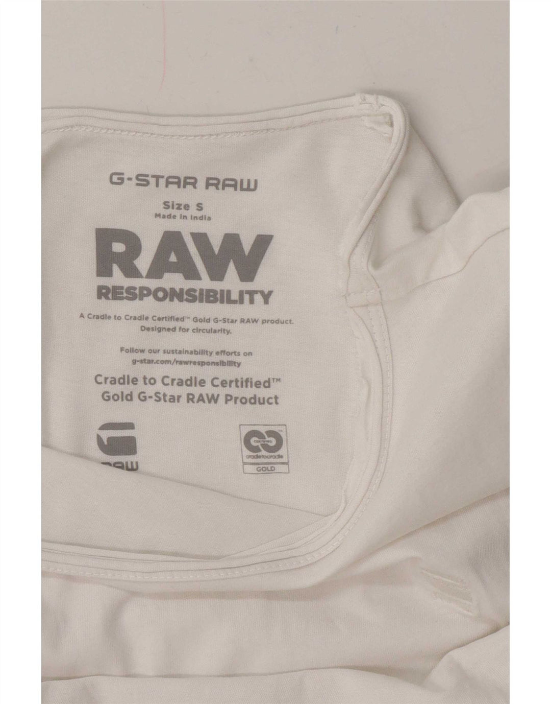 G-Star Herre Grafisk T-Shirt Top Lille Hvid