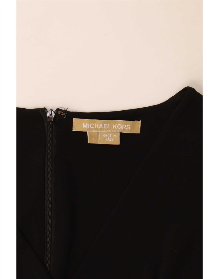 Michael Kors Dame Ærmeløs Skede Kjole US 6 Medium Sort