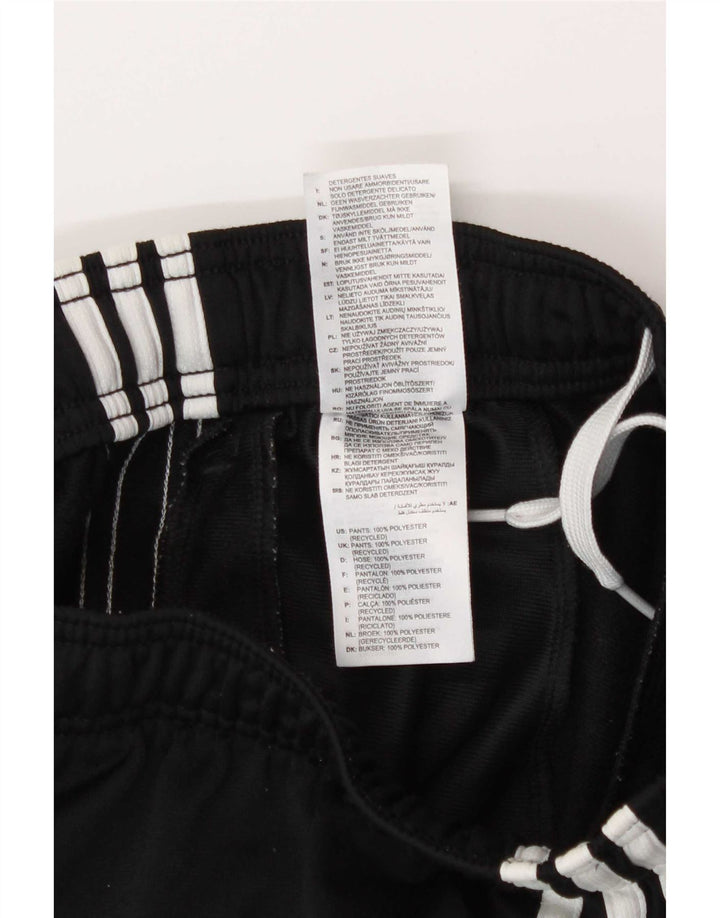 Adidas Drenge Træningsdragt Bukser Joggers 11-12 År Sort Polyester