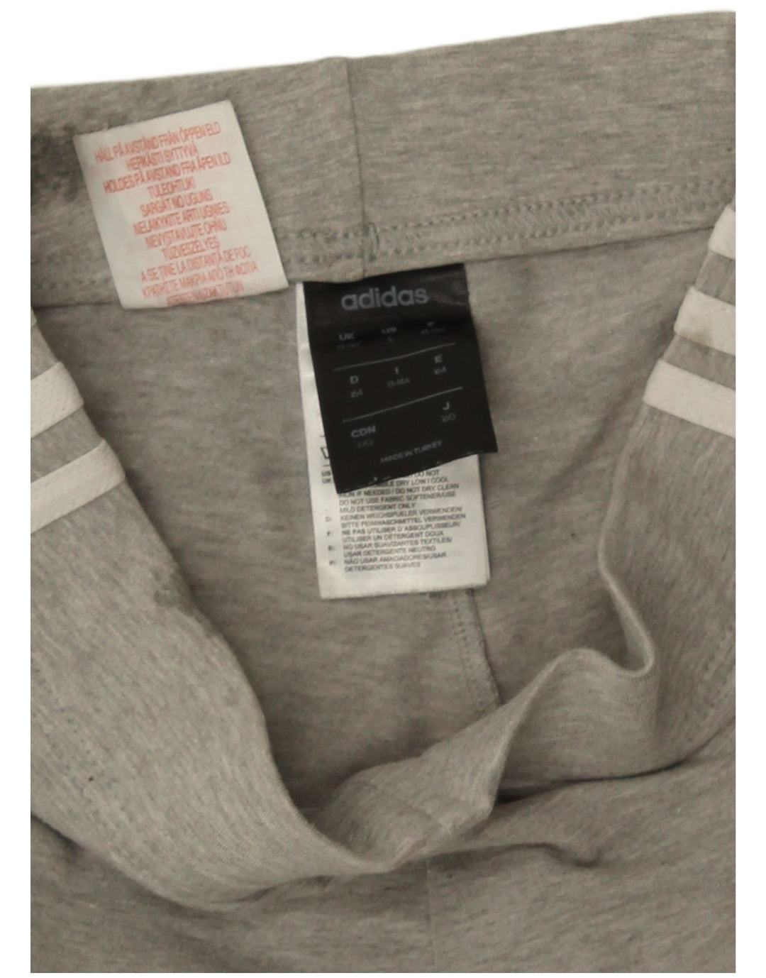 Adidas Pige Leggings 13-14 År Grå Bomuld