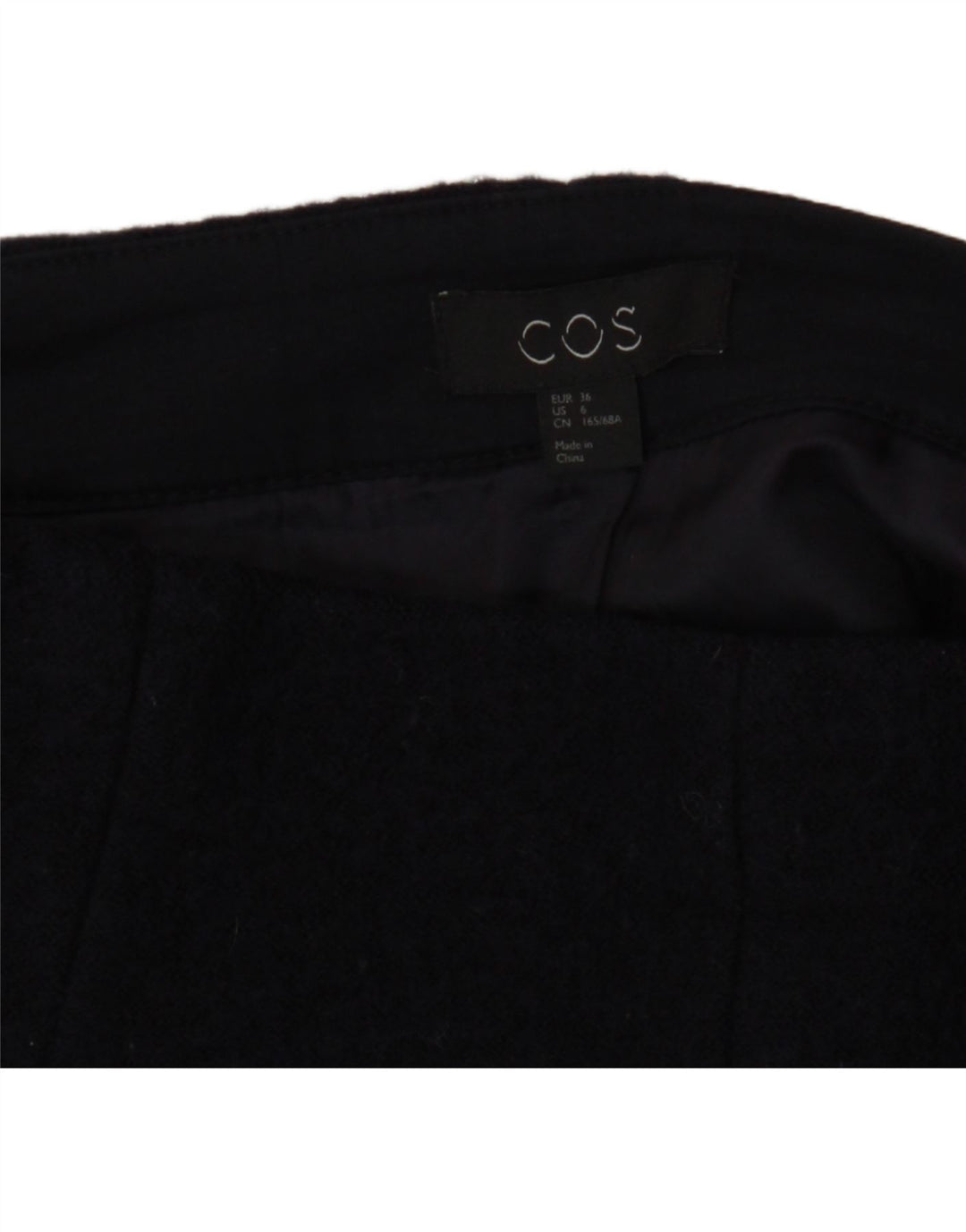 COS Dame Mini-nederdel EU 36 Small W28 Navy Blue
