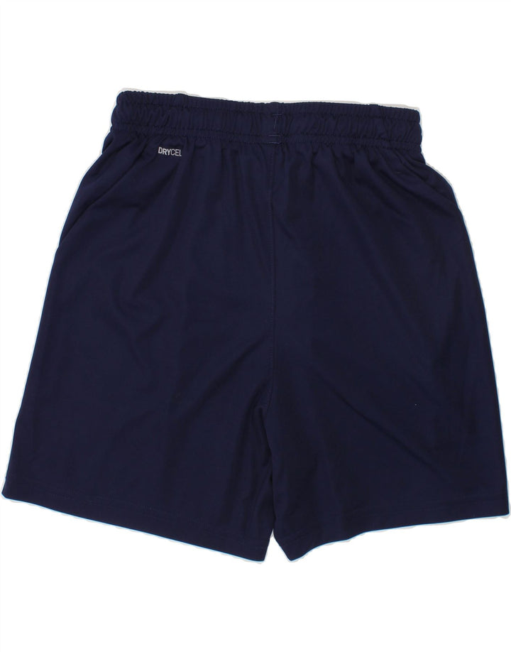 PUMA Boys Sport Shorts 11-12 Years Large  Navy Blue Polyester Vintage Puma and Second-Hand Puma from Messina Hembry 