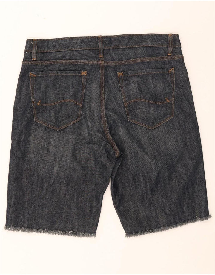 LEE Womens Denim Shorts US 12 Large W34 Navy Blue Cotton Vintage Lee and Second-Hand Lee from Messina Hembry 