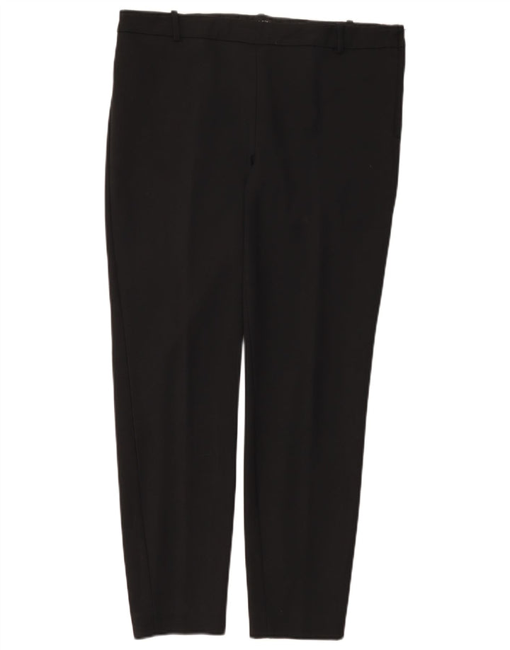 ZARA Dame Slim Casual Bukser Large W30 L27 Sort