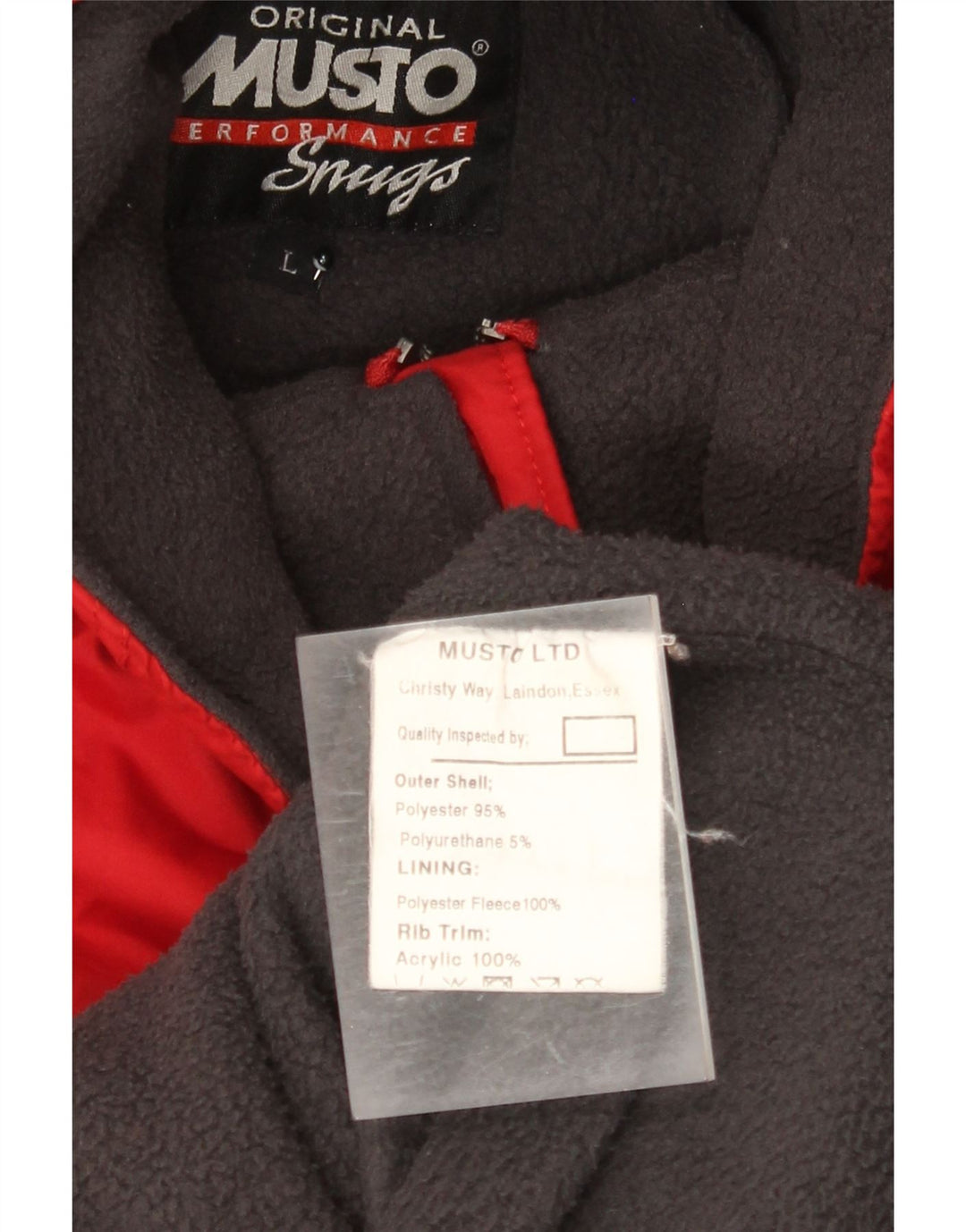 Musto Herre Hooded Windbreaker Jacket UK 40 Large Rød Polyester