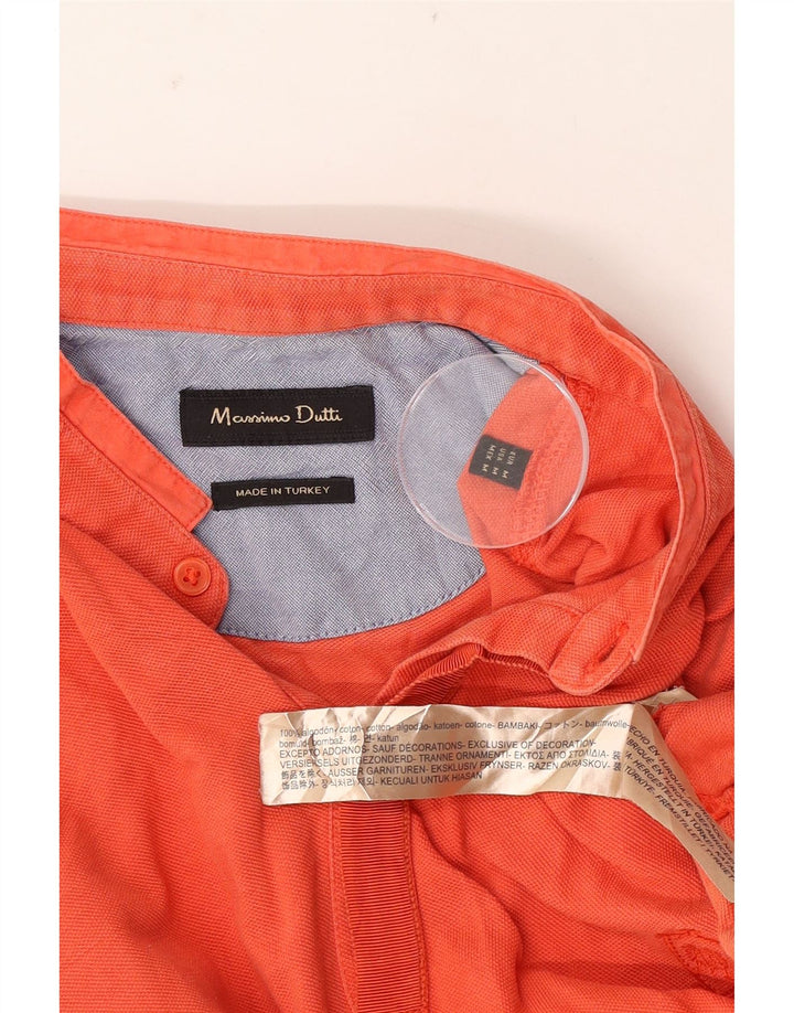 Massimo Dutti Herre poloshirt Medium Orange Bomuld