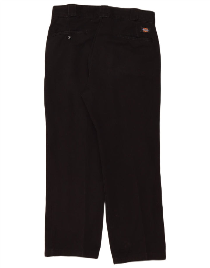 Dickies Lige Chinobukser til mænd W34 L29 Sort polyester