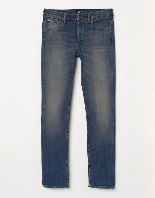 Lee Mens Powell Slim Jeans W34 L34 Blå Bomuld