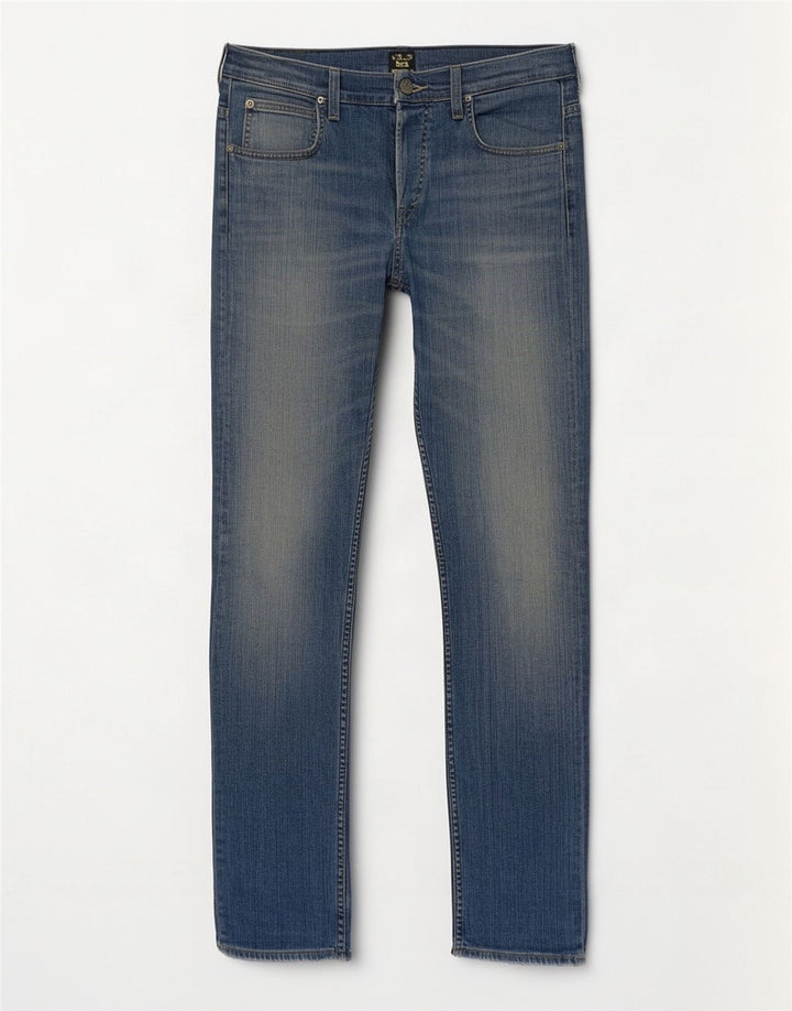 Lee Mens Powell Slim Jeans W34 L34 Blå Bomuld
