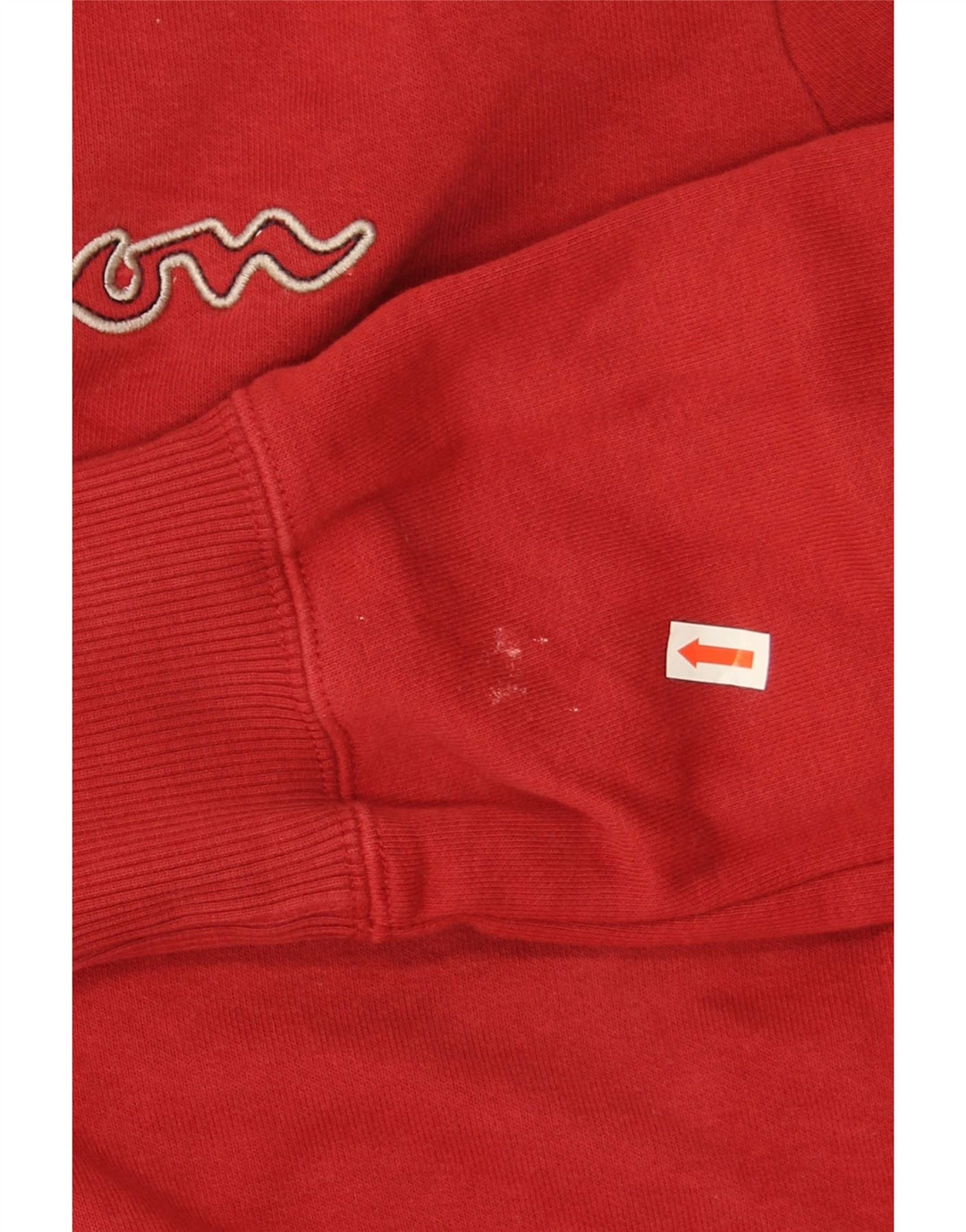 Champion Herre Grafisk Sweatshirt Jumper Stor Rød Bomuld
