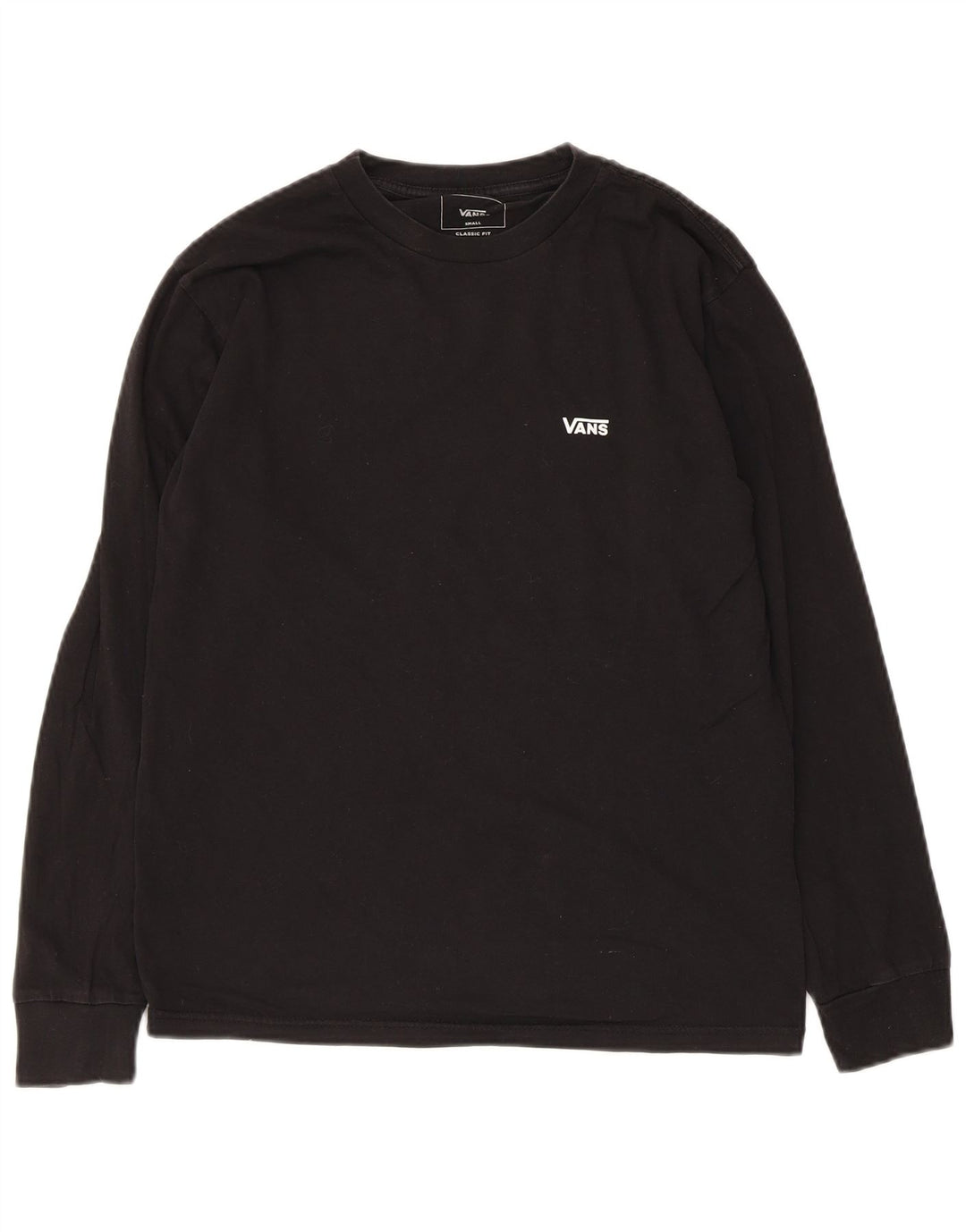 Vans Herre Classic Fit Top Langærmet Lille Sort Bomuld