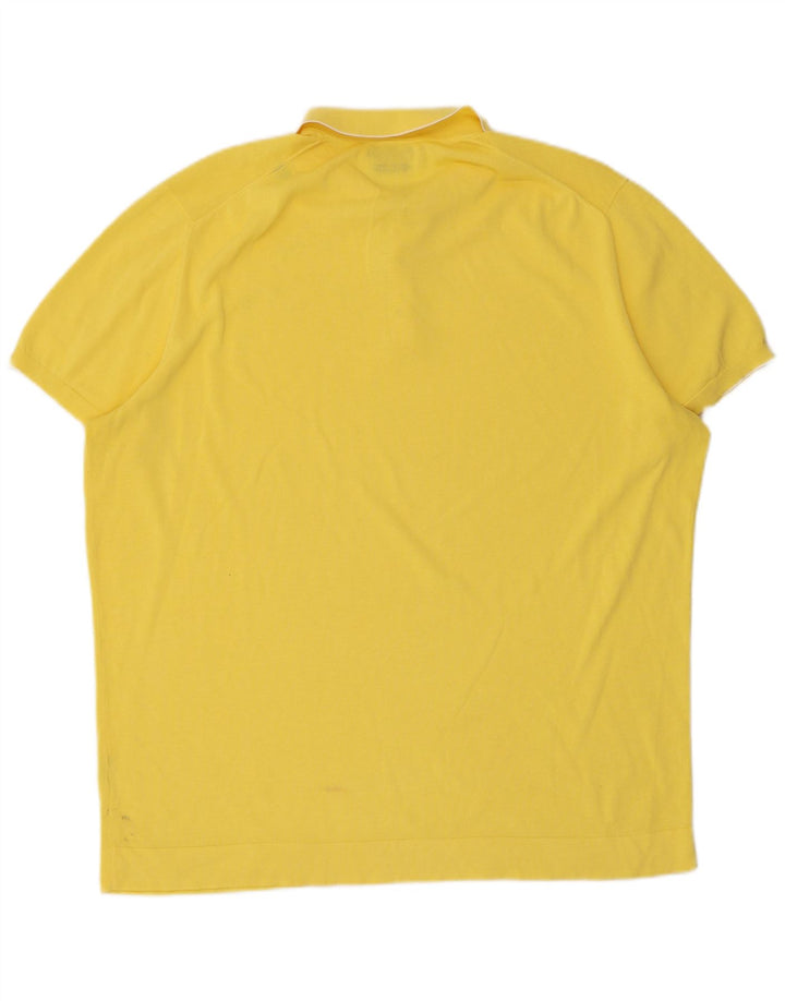 Massimo Dutti Herre Polo Shirt XL Gul Bomuld