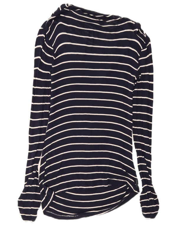 Armani Jeans Womens T-Shirt Dress EU 44 XL Navy Blue Striped