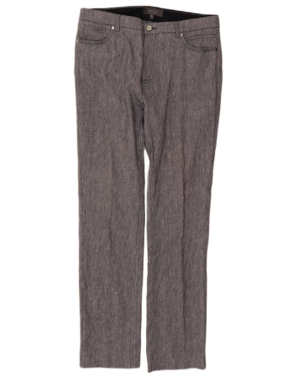 Marks & Spencer Dame Casual Bukser UK 10 Small W30 L27 Navy Blue
