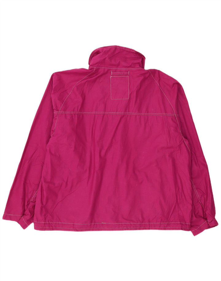 Anzi Besson Herre Loose Fit regnjakke UK 40 Large Pink Polyamid