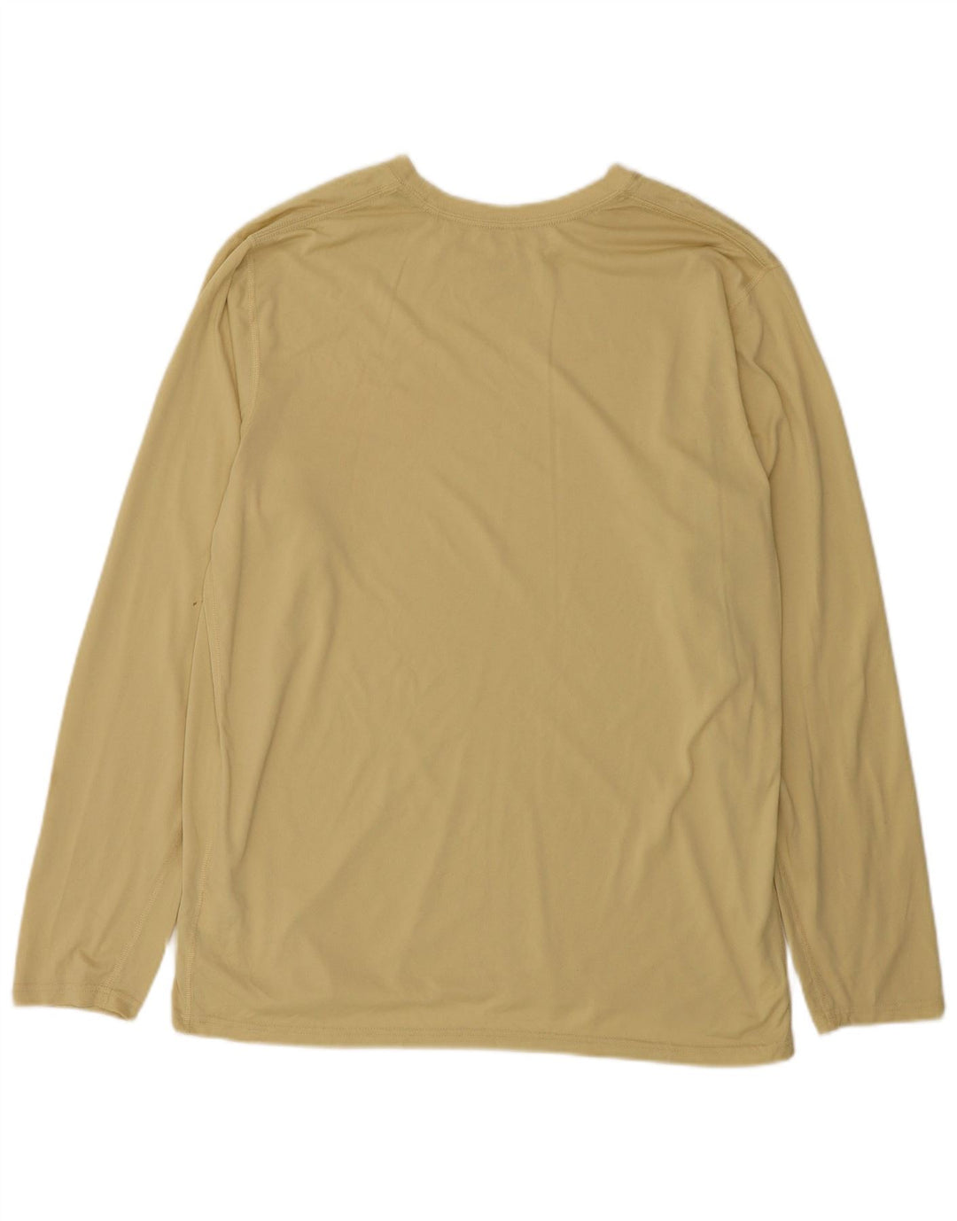 Nike Herre Dri Fit Top Langærmet XL Gul Polyester