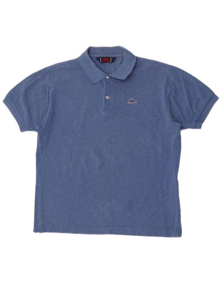 Kappa herre poloshirt Medium blå bomuld