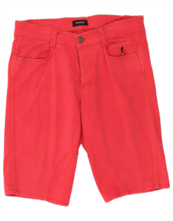 SIVIGLIA Casual Shorts til mænd W31 Medium Rød Bomuld