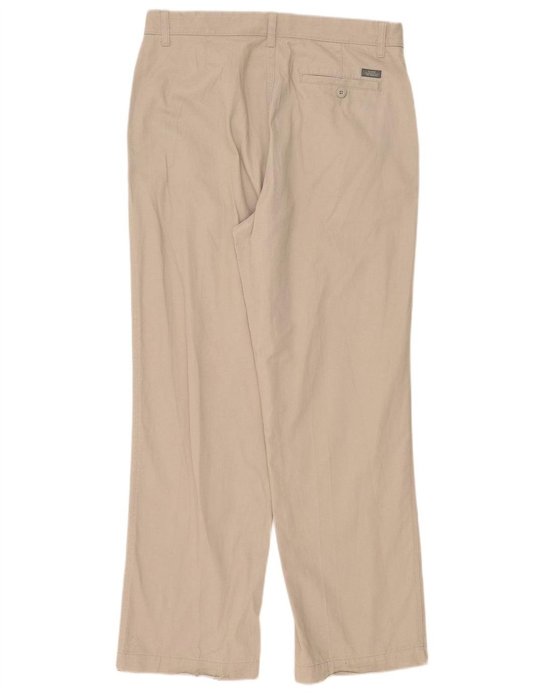 Marks & Spencer Straight Chino-bukser til mænd W36 L31 Grå polyester