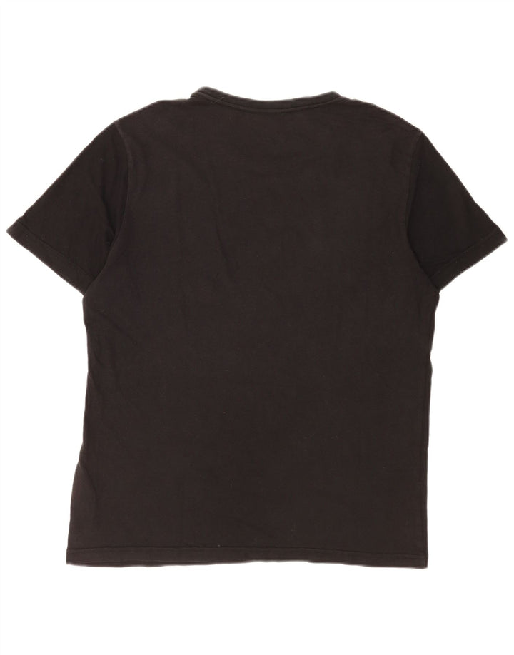 Puma Herre Grafisk T-Shirt Top Medium Sort Bomuld