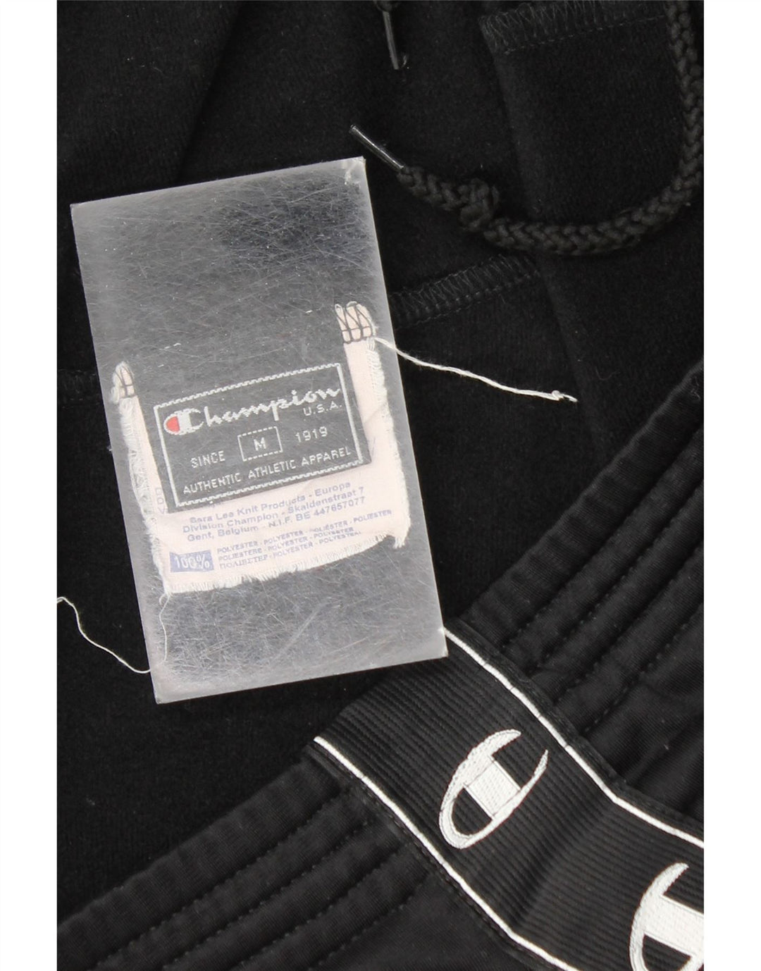 CHAMPION Herre grafisk træningsdragt Bukser Medium Sort Polyester