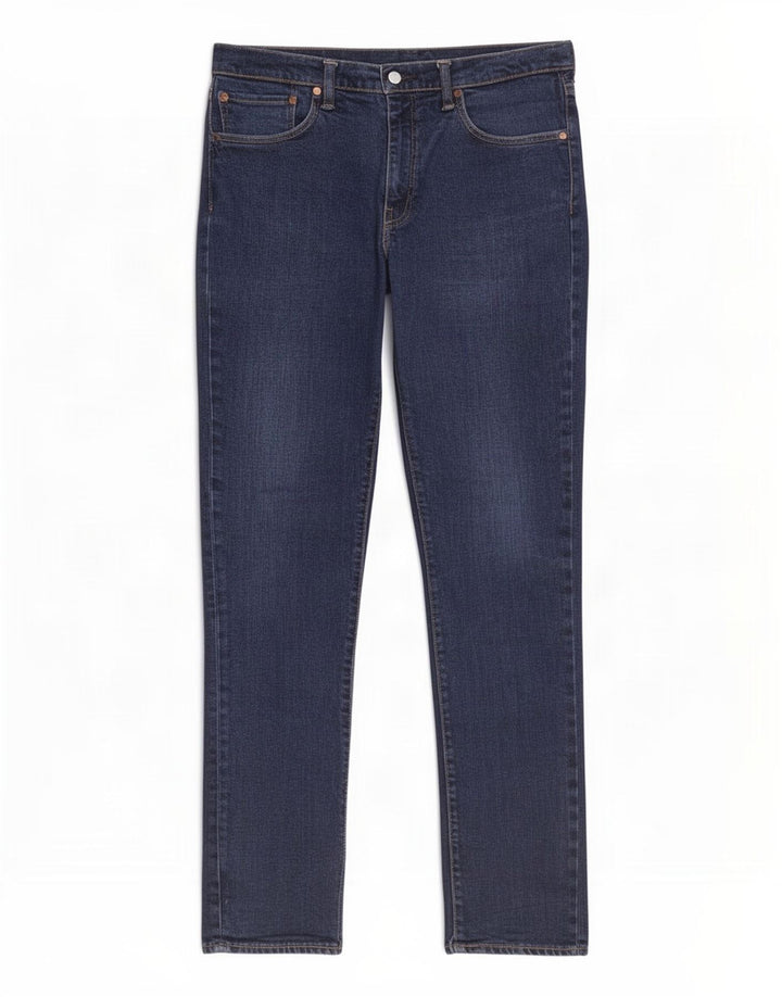 Levi's Herre 511 Slim Jeans W36 L34 Marineblå Bomuld