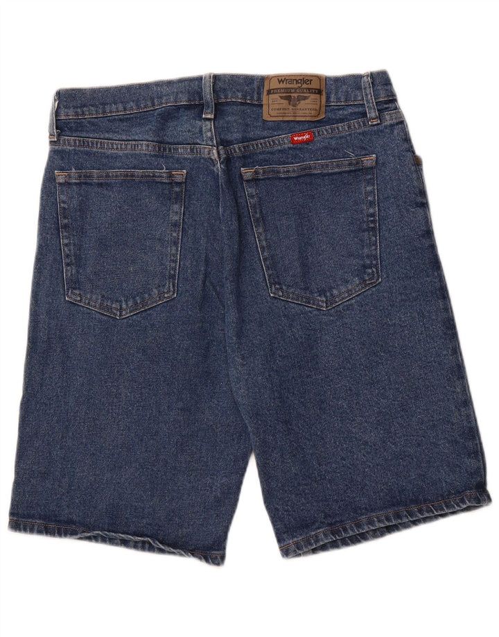 WRANGLER Mens Relaxed Fit Denim Shorts W32 Medium Blue Cotton