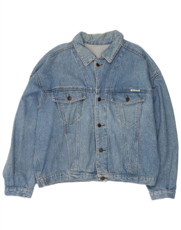 VINTAGE Denimjakke til mænd UK 42 XL Blå