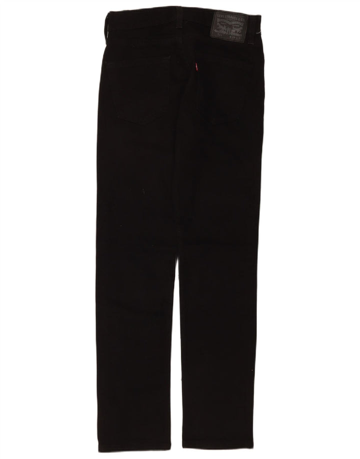 Levi's Herre 511 Slim Jeans W28 L32 Sort Bomuld